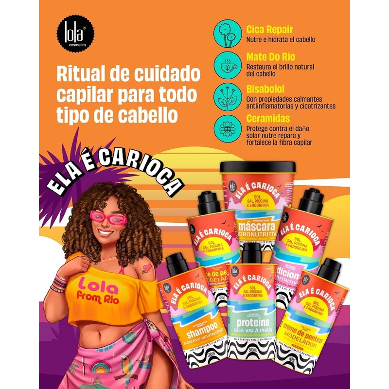 Ela É Carioca Acondicionador nutritivo con acción profunda en la