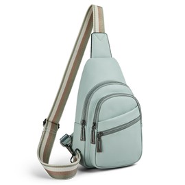 Mroede Sling Bag Crossbody Bags for Women Small Cross Body Bag Fanny Packs Chest Sling Purse for Daily Travel Leisure Sport