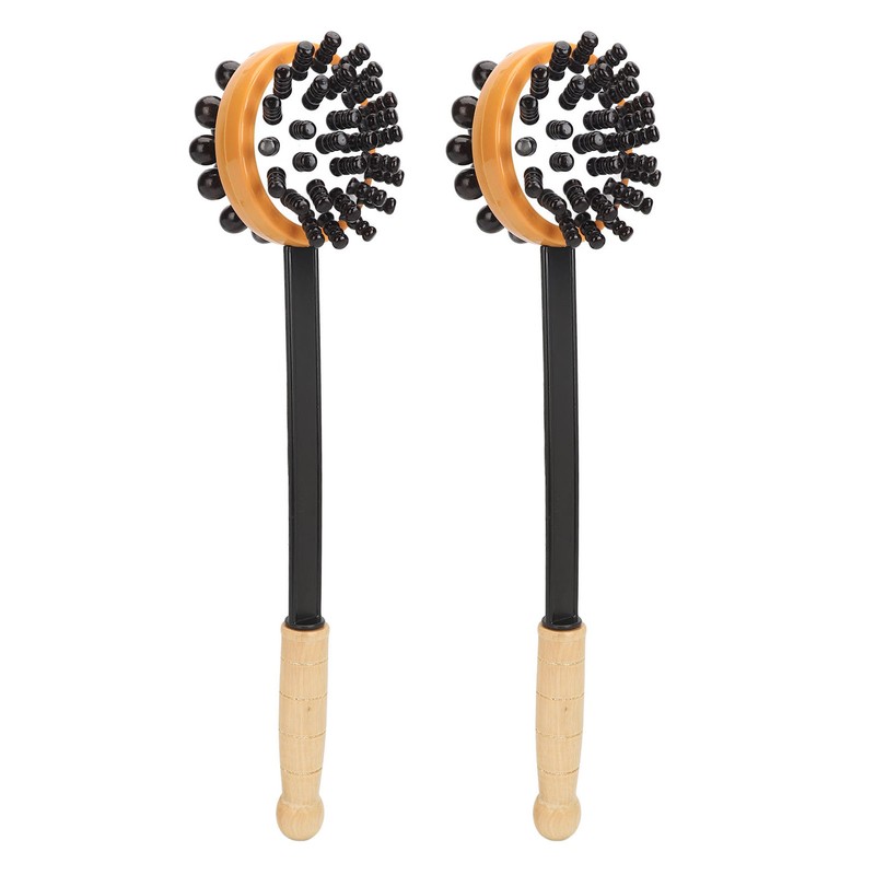 2pcs Massage Hammer Manual Meridian Back Massage Handheld Knock Back