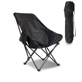 Smartmak Portable Sauna Chair, Fast Folding, with High Back Support Recliner and Adjustable Angle, Suitable for Oversized Home Sauna