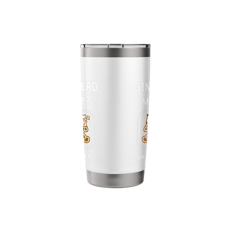 Gingerbread Men Cookie Sheets Stainless Steel Insulated Tumbler