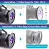 55 mm lens to 77 mm camera lens adapter, 55