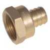 SharkBite UC072LFA Brass Crimp Female Adapter, 1/2 in, Copper