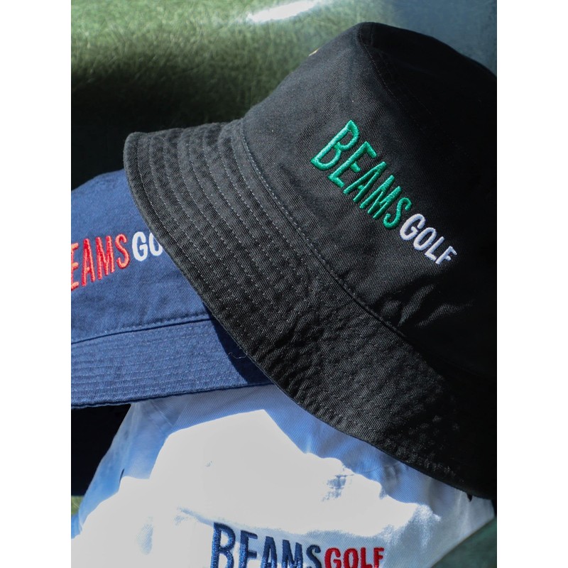 Beams Golf Bowsy Flag Logo Bucket Hat Men's, navy