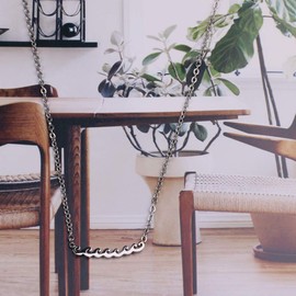 Anlive Beach Wave Necklace Surfer Necklace Holiday Beach Lover Gift, Metal