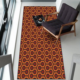 EPONGEKIT Long Rug The Shining Overlook Hotel Non-Slip Area Floor Mat Indoor Outdoor Decor Hallway Entryway Living Room Bathroom Kitchen Carpet Runner Rug Yoga Mat, Multi1, 24x71inch