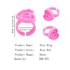300PCS Glue Rings Lash Rings for Glue, Disposable Rings for