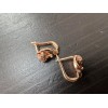 Unbranded 585 14K RG Rose Gold Stamped Orange Zircon Fox