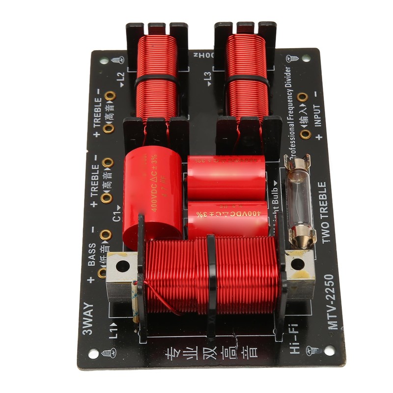 400W Speaker Frequency Splitter, 3 Way 2 Unit HiFi Audio