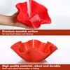 Koluti Nonstick Silicone Tortilla Shell Maker Set of 3, Colorful
