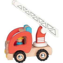 Goki 55789 Camión bomberos de escalera Remote Control Vehicles, Red (Red)