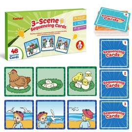 Sequencing Cards, Sequence Game, Improve Storytelling, Social Skills, Sentence Building, Learning Activities toys
