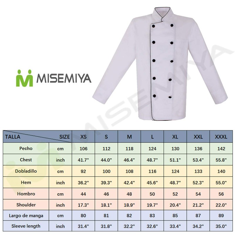 Misemiya Men's Chef's Jacket - xl
