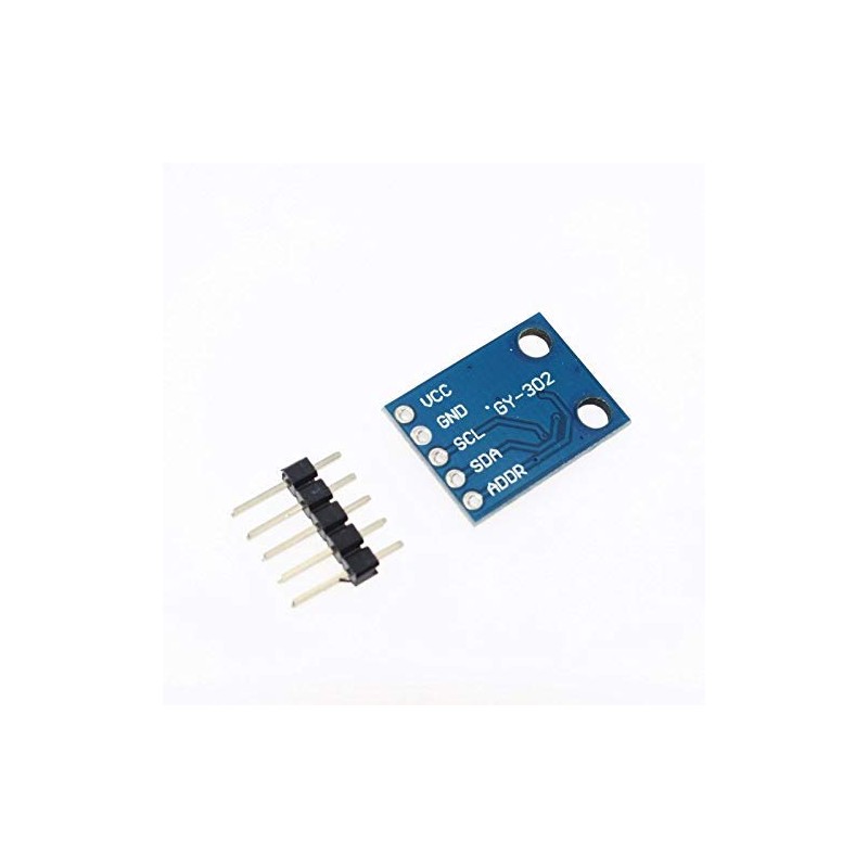 TECNOIOT 2pcs GY-302 BH1750 BH1750FVI Light Intensity Illumination Module |