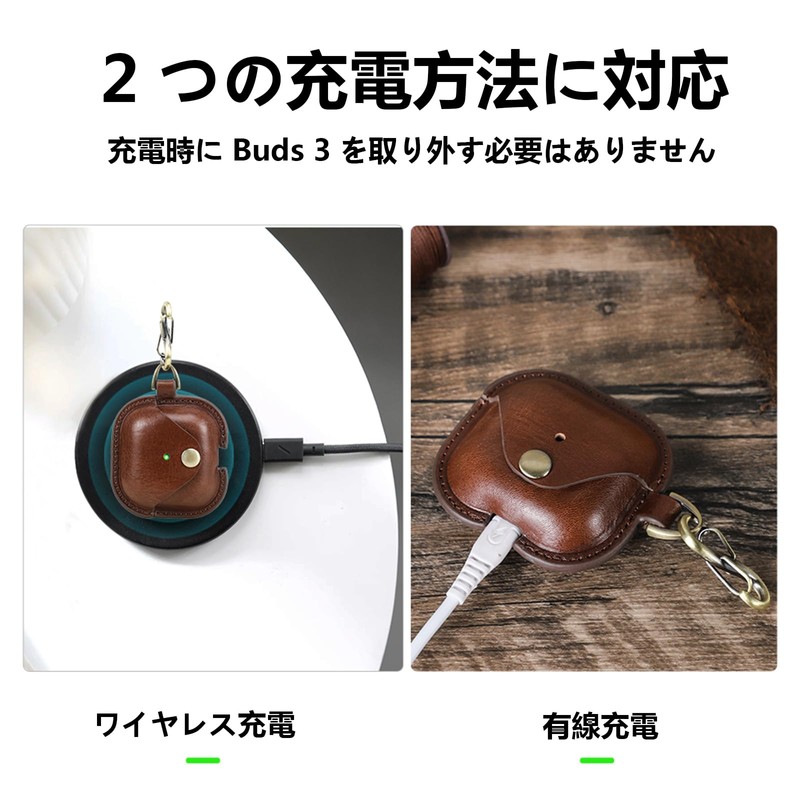 Contact's family Leather Protective Case for Airpods 4 - Wireless/Wired
