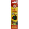 KOH-I-NOOR Triangular Coloured Pencil (Pack of 6)