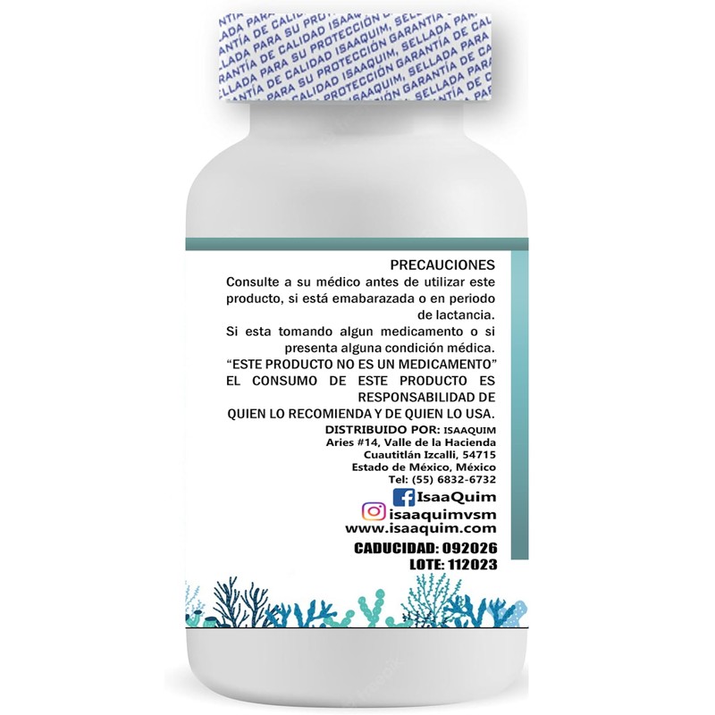 Calcio de Coral con Vitaminas & Minerales 120 capsulas de