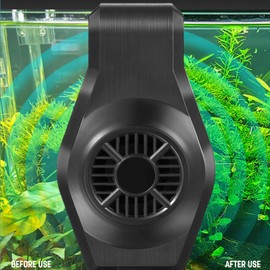 Aquarium Cooling Fan, Multifunction Mute Switch, Wall Mounted Aquarium Fan for Aquarium