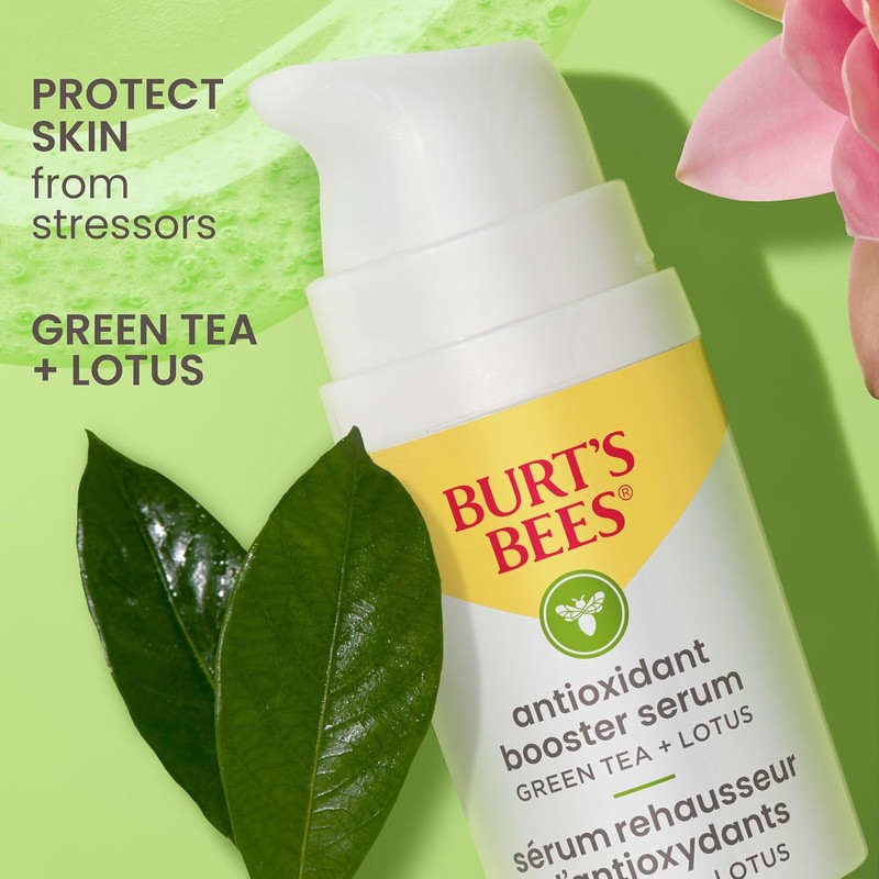 Burt's Bees Antioxidant Booster Serum, Green Tea and Lotus, 1