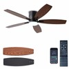 Ayaoty Ceiling Fans with Lights, 52" Low Profile Indoor Ceiling