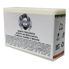 Vivo Natural Jabón con Bergamota 100g - Crecimiento Capilar, Barba y Bigote, Hidratación Profunda