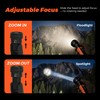 Rechargeable Flashlights High Lumens, LED Flashlight with Zoomable & 180°