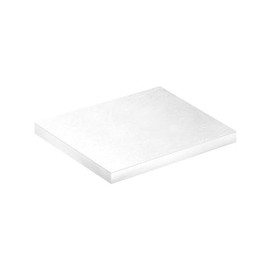 dekora - Base per Torta Quadrata Bianca in Cartone Rigido 30X30H1,2CM - Perfetta per Feste, Compleanni e Anniversari
