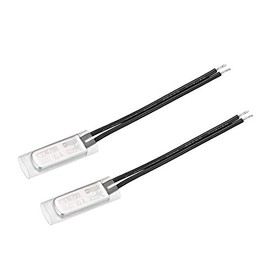uxcell KSD9700 Thermostat, 105℃ Normally Close Temperature Switch Thermal Switch, N.C 10A Metal Temperature Controller 2pcs