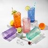 Godinger Highball Glasses, Tall Drinking Glasses, Beverage Glass Cups -