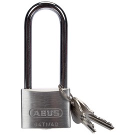 ABUS 64TI/40HB63 40 x 63mm Titalium Padlock with Long Shackle Keyed KA6411,ABUKA54582