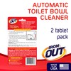 Iron OUT Automatic Toilet Bowl Cleaner Tablets, Helps Remove and
