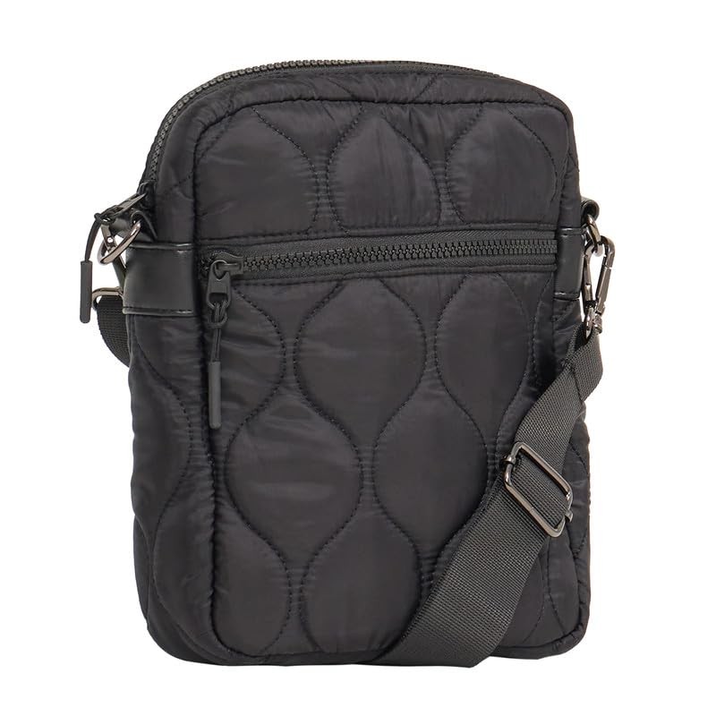 Danskin Blake Crossbody Bag, Black