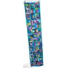 Batik Fabric Quilted Patchwork Table Runner in Jewel Tones