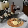 Nicunom 2 Pack Large Wood Slab Serving Board, 9"-10"/11"-12" Wood