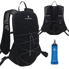 TTIAISHLE Running vest backpack,Cycling Hydration backpack,Biking water backpack (with 2pcs 250ml soft flask)
