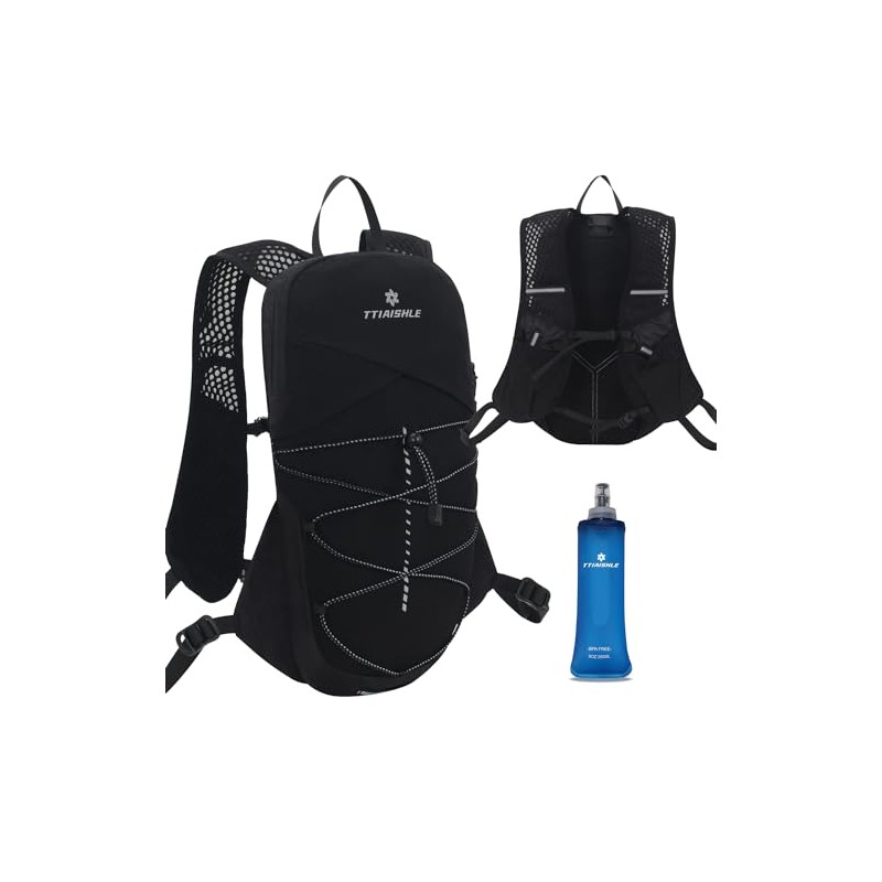 TTIAISHLE Running vest backpack,Cycling Hydration backpack,Biking water backpack (with 2pcs