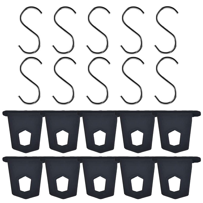 10pcs Outdoor RV Awning Hangers RV Awning Hooks S Shaped
