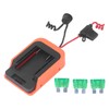 Battery Adapter Dock 40V Power Source Connector with 30A Fuse