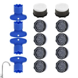 Pack of 14 for Taps, Tap Strainer Insert Tap Attachment Tap Strainer for Taps Kitchen Bathroom Water Filter Tap Aerator