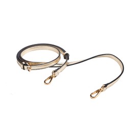 LIVE UP Full Grain Purse Strap Genuine Leather Replacement for Cross Body Bag Handbags(Gold)