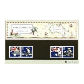 1988 Bicentenary of Australian Settlement stamps in Presentation Pack PP165 (printed no. 191) - Royal Mail Stamps