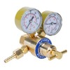 YaeTek Dual Gauge Oxygen Regulator Solid Brass Inlet Thread CGA540