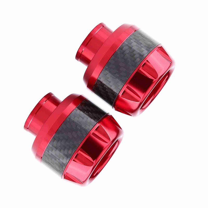 1 Pair of Carbon Fiber Motorcycle Front Fork Frame Sliders