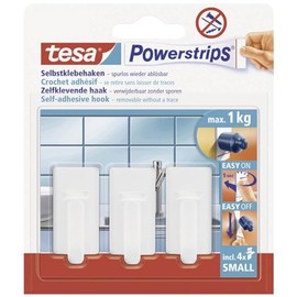 Tesa powerstrips small classic hooks pack of 3