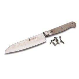 ZHEN Woodworking Project Kit Santoku Knife, Blade Blank, 4-13/16"L X 5/64" T