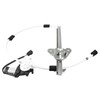 Front Driver Side Power Window Regulator with Motor fit for
