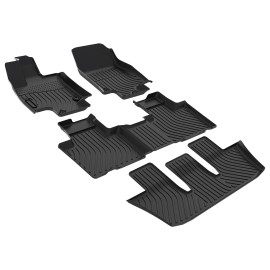 Floor Mats 3 Rows Liner For 2024-2025 Toyota Grand Highlander All Weather 4PCS