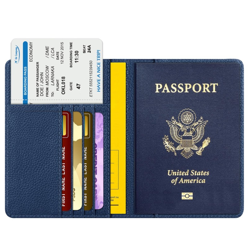 Fintie Passport Protective Cover - Premium Faux Leather Passport Holder