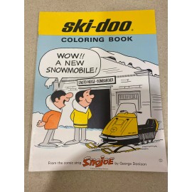 Ski-Doo Vintage New NOS Ski-Doo Coloring Book Copyright 1970 - New .
