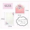 Letter Set, Floral Pattern, Diamond Pasting Envelopes, 6 Sheets, 12